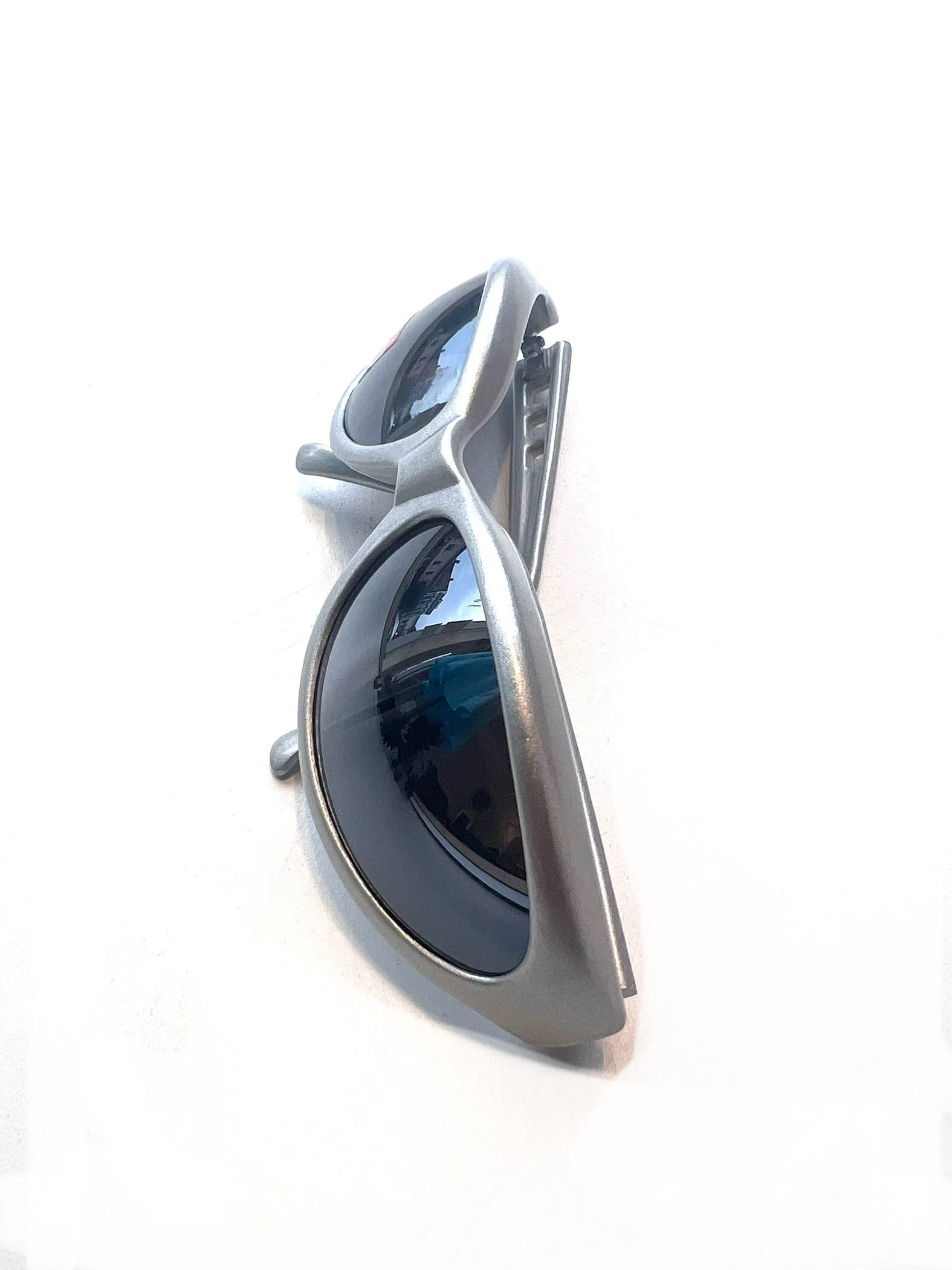 Silver Wrap Around Sunglasses