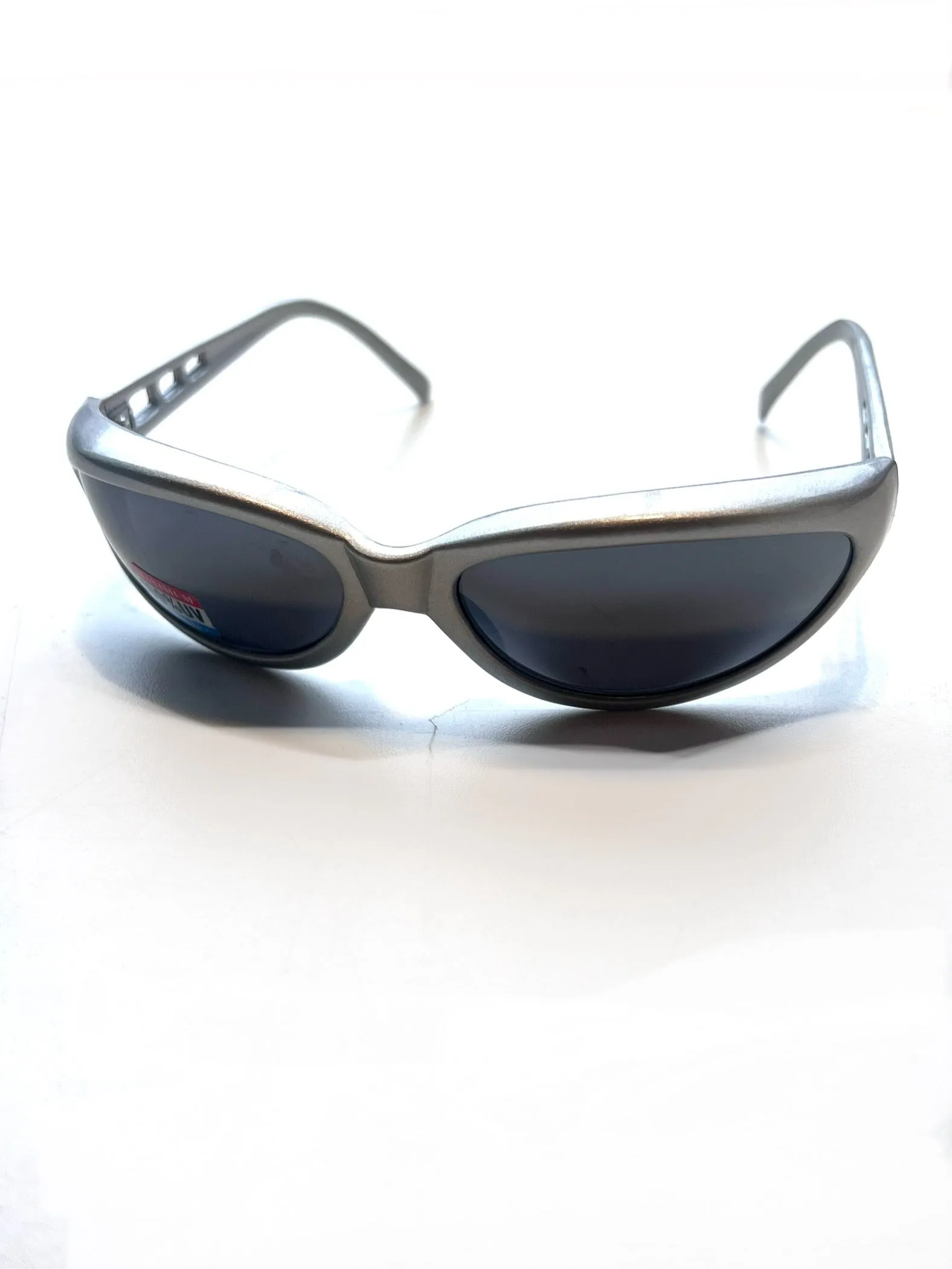 Silver Wrap Around Sunglasses