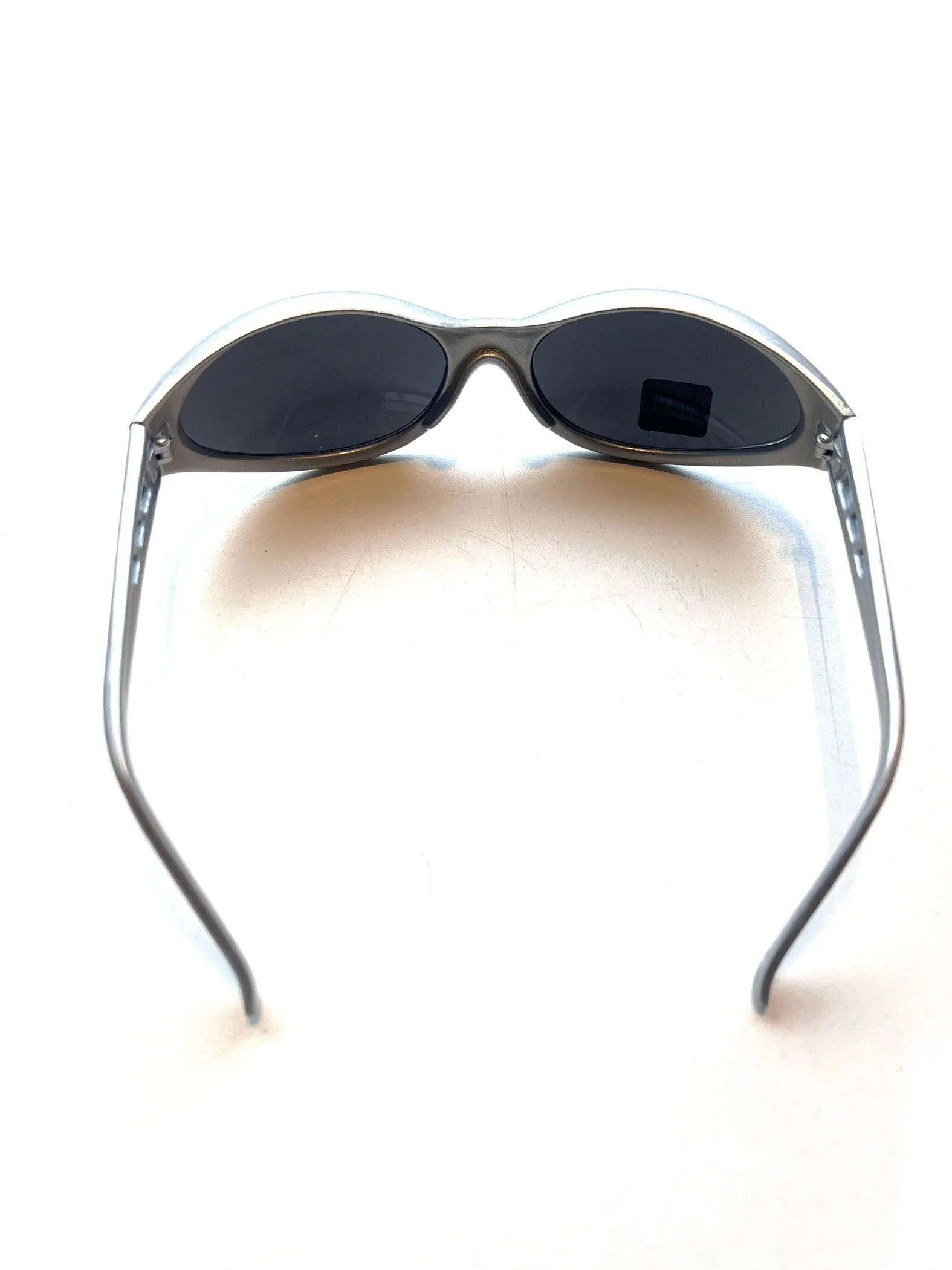 Silver Wrap Around Sunglasses