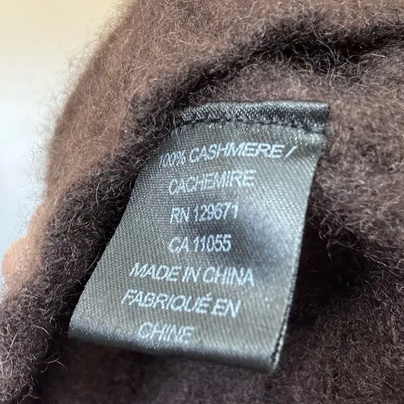 Skull Cashmere Sweater Tunic in Brown