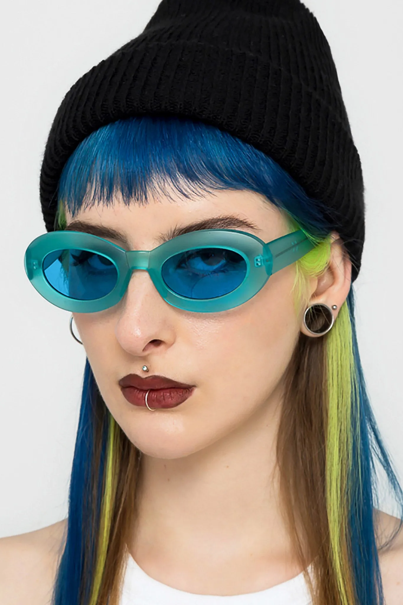 Sky Oval Sunglasses
