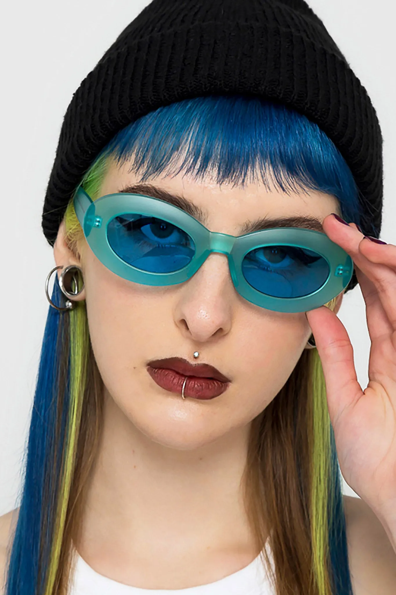Sky Oval Sunglasses
