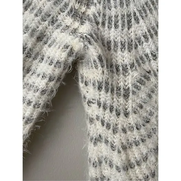 Sleeping on Snow Medium Womens High Neck Sweater Dress Wool Blend