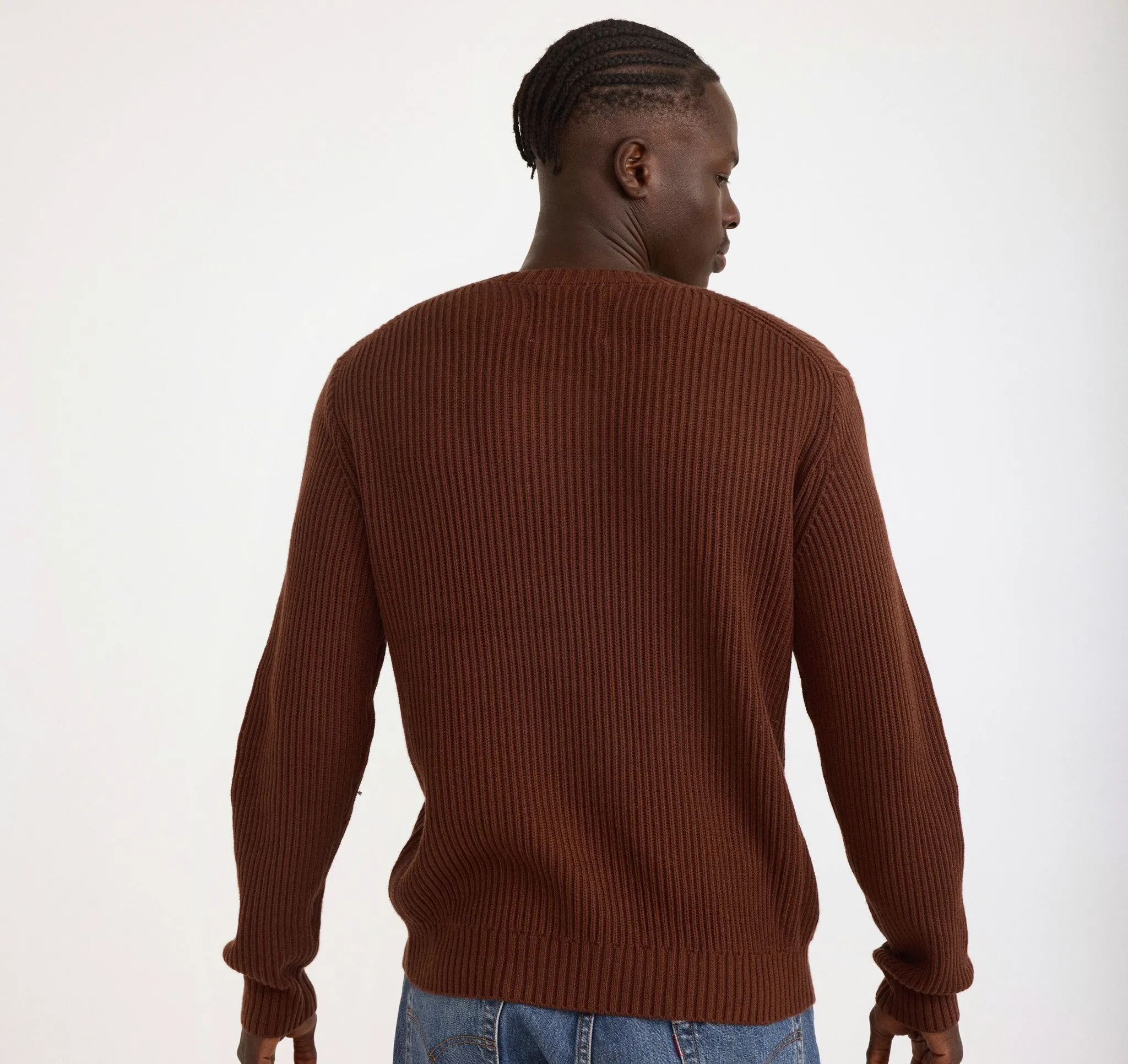Soft Knit Chunky Crewneck Sweater