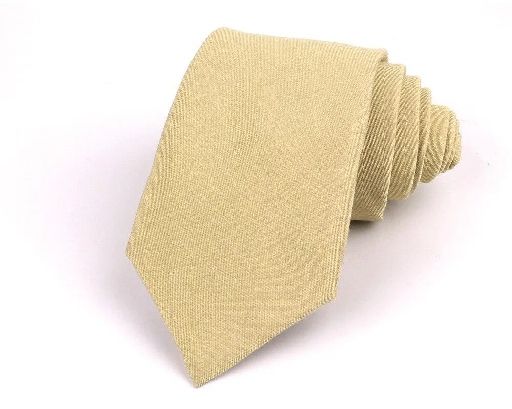 Solid Cotton Tie
