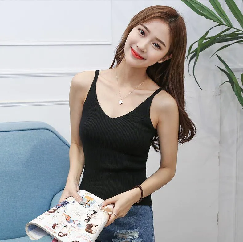 Solid Crop Tank Top