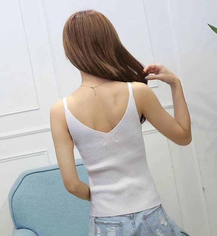 Solid Crop Tank Top