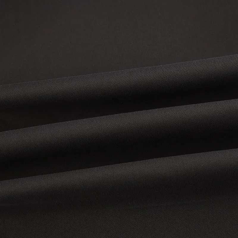 Solid Y2K Crossover Pleated Pants