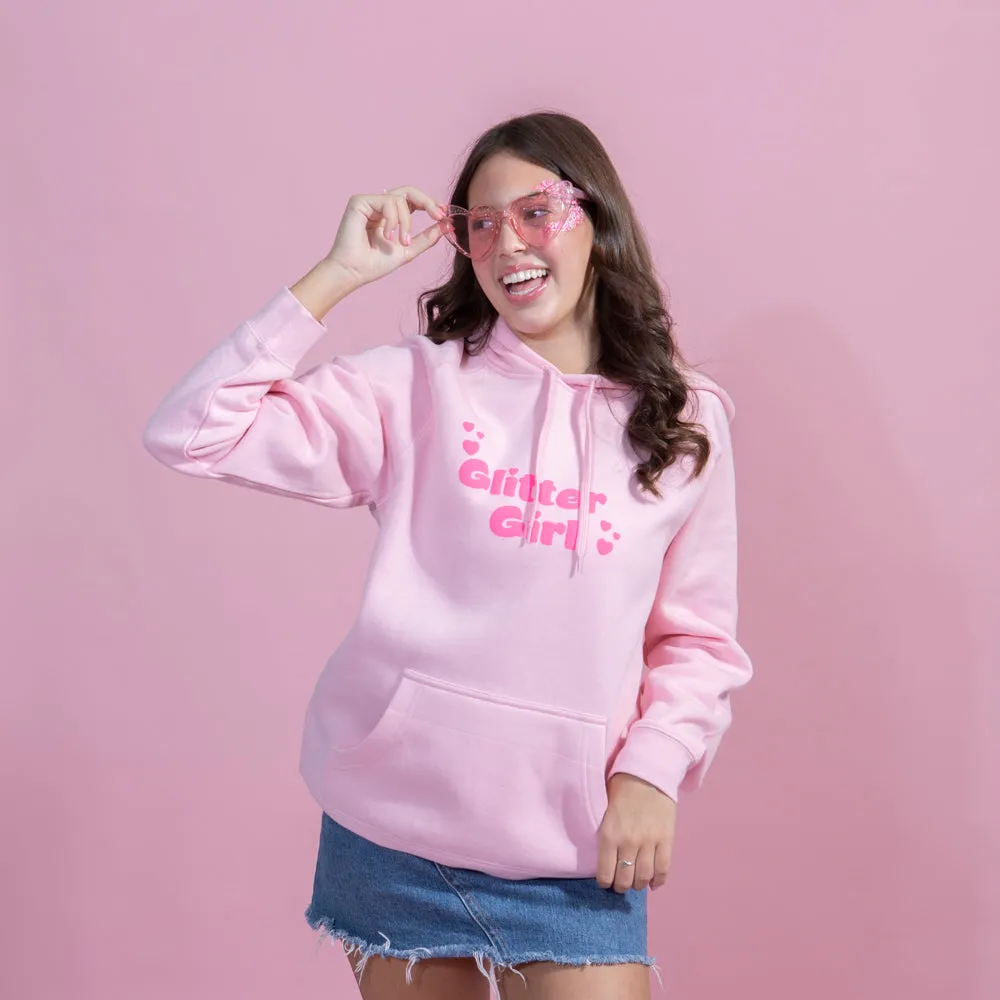 Sparkling Heart Womens Sunglasses. Pink UV400