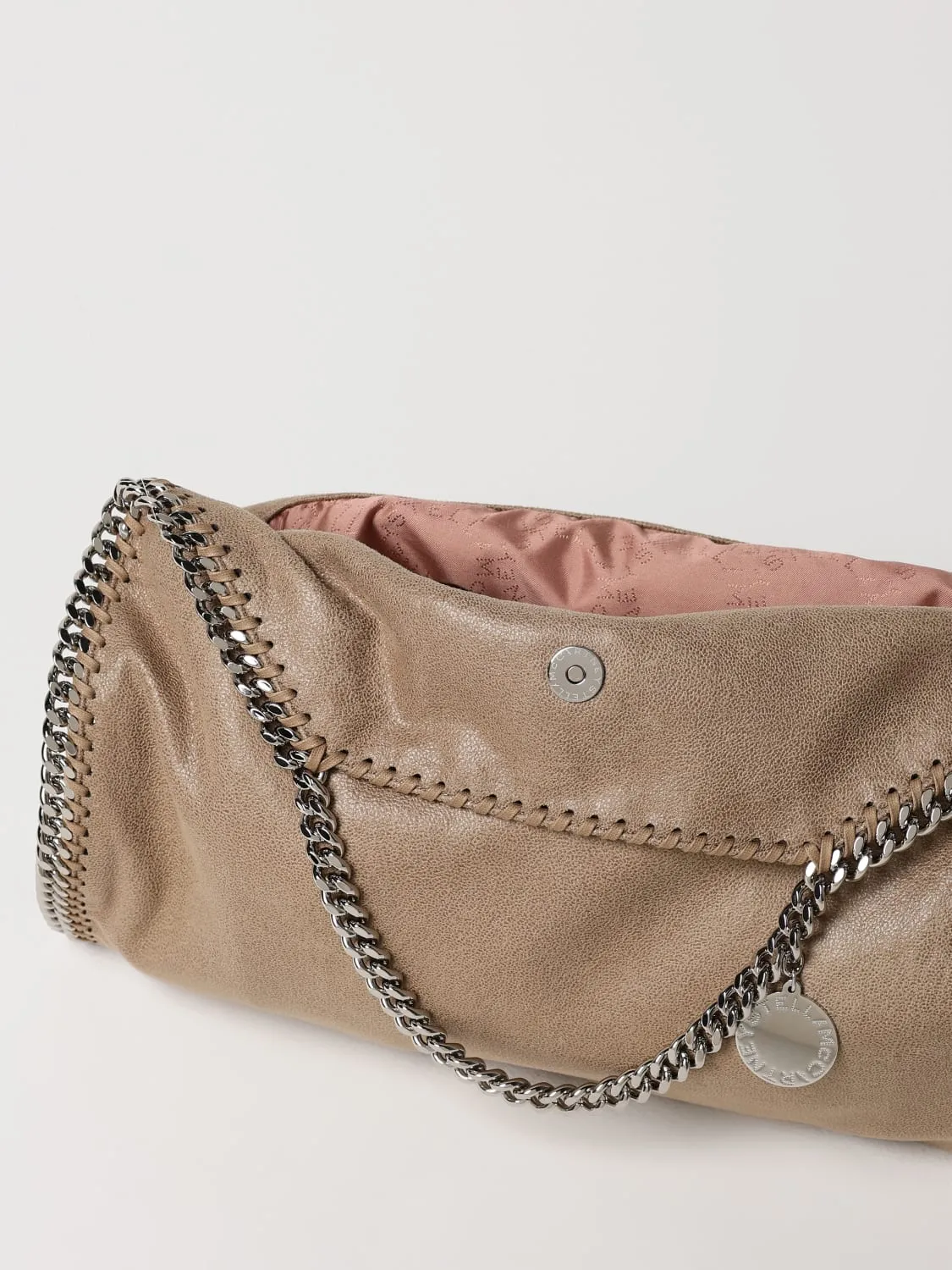 STELLA MCCARTNEY FALABELLA VEGAN LEATHER LARGE TOTE BAG
