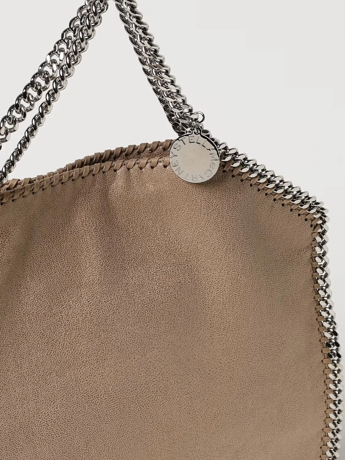STELLA MCCARTNEY FALABELLA VEGAN LEATHER LARGE TOTE BAG