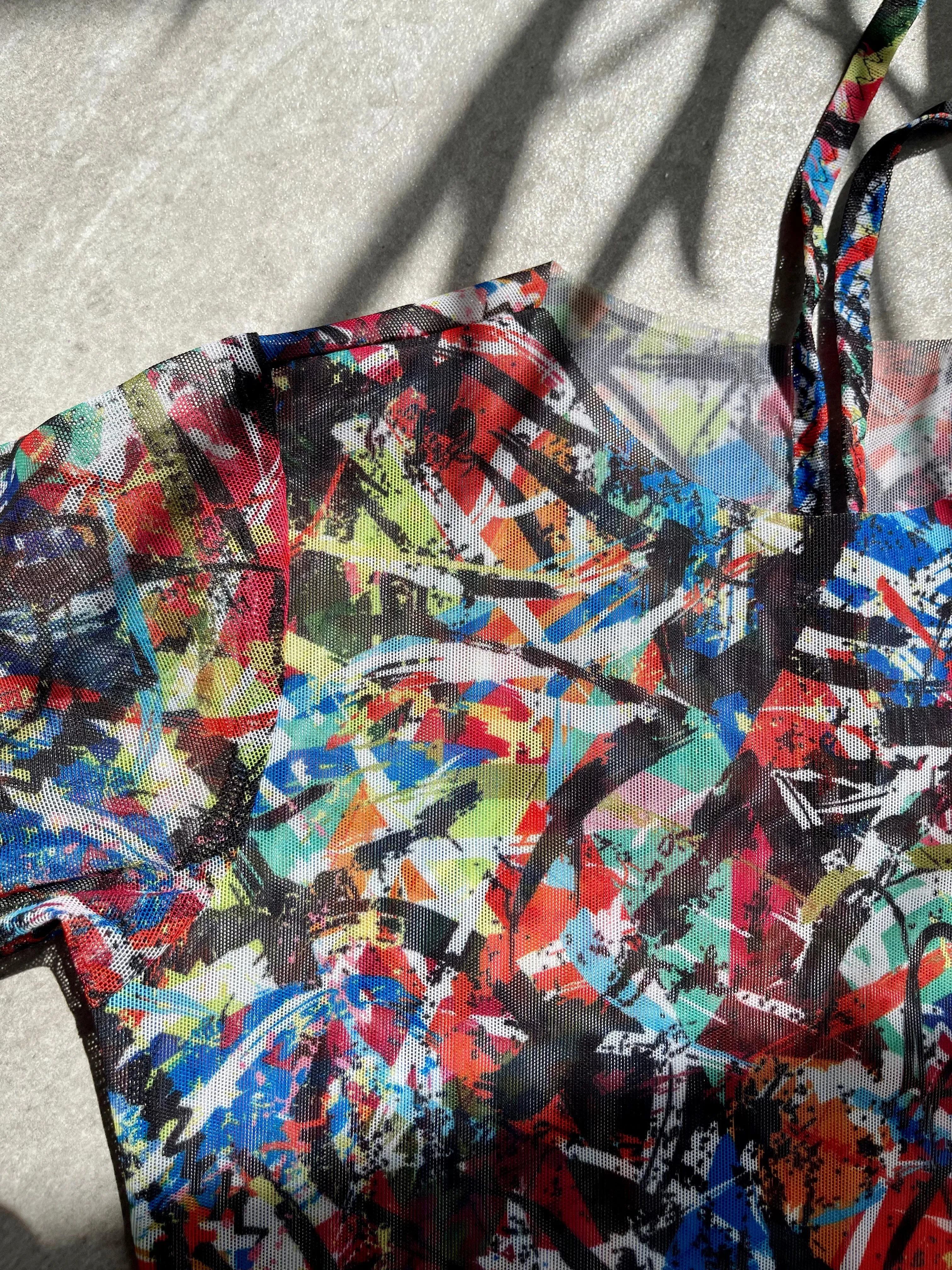 Street Art Kids One-Piece Swimsuit