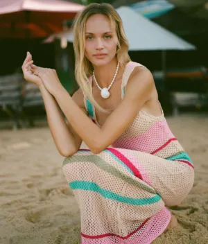 Stripe Crochet Dress