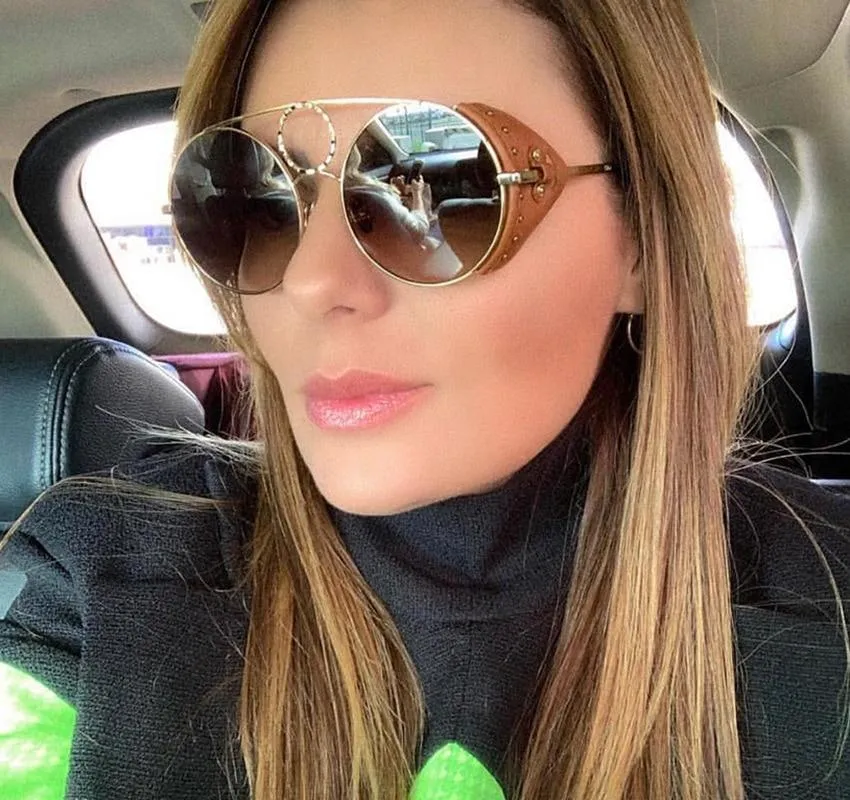 Stylish Vintage Round Sunglasses For Women-Unique and Classy