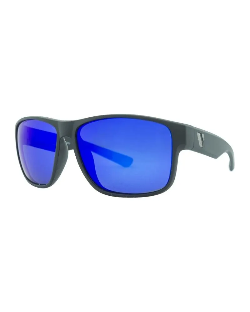 Summit Polarised Sunglasses - Matt Black/Blue Revo