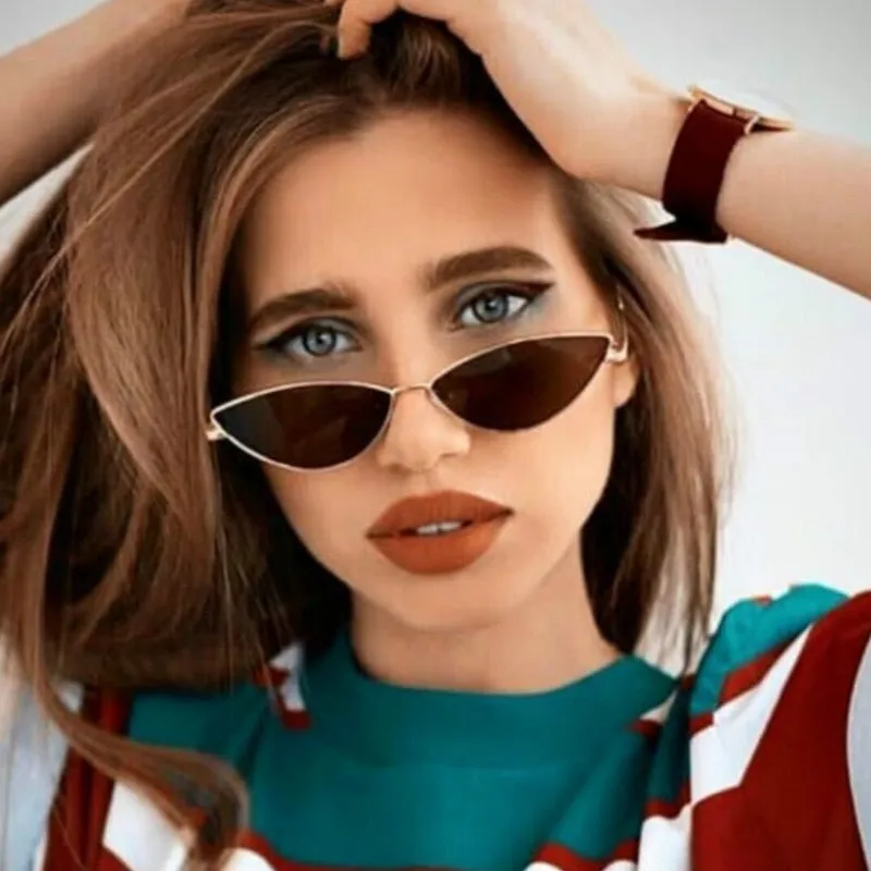 Sunglasses Women Luxury Cat Eye Design New Vintage Fashion lady Eyewear