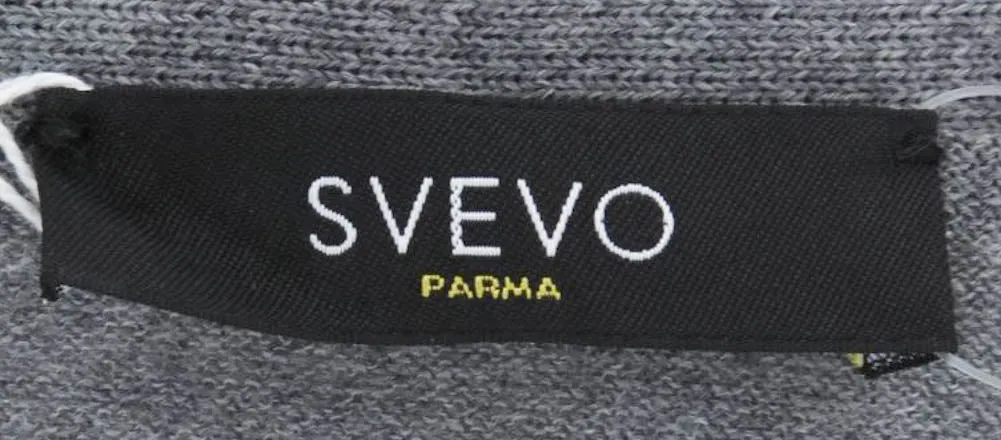 Svevo Parma Gray Wool Sweater - Size: Medium US / 50 EU