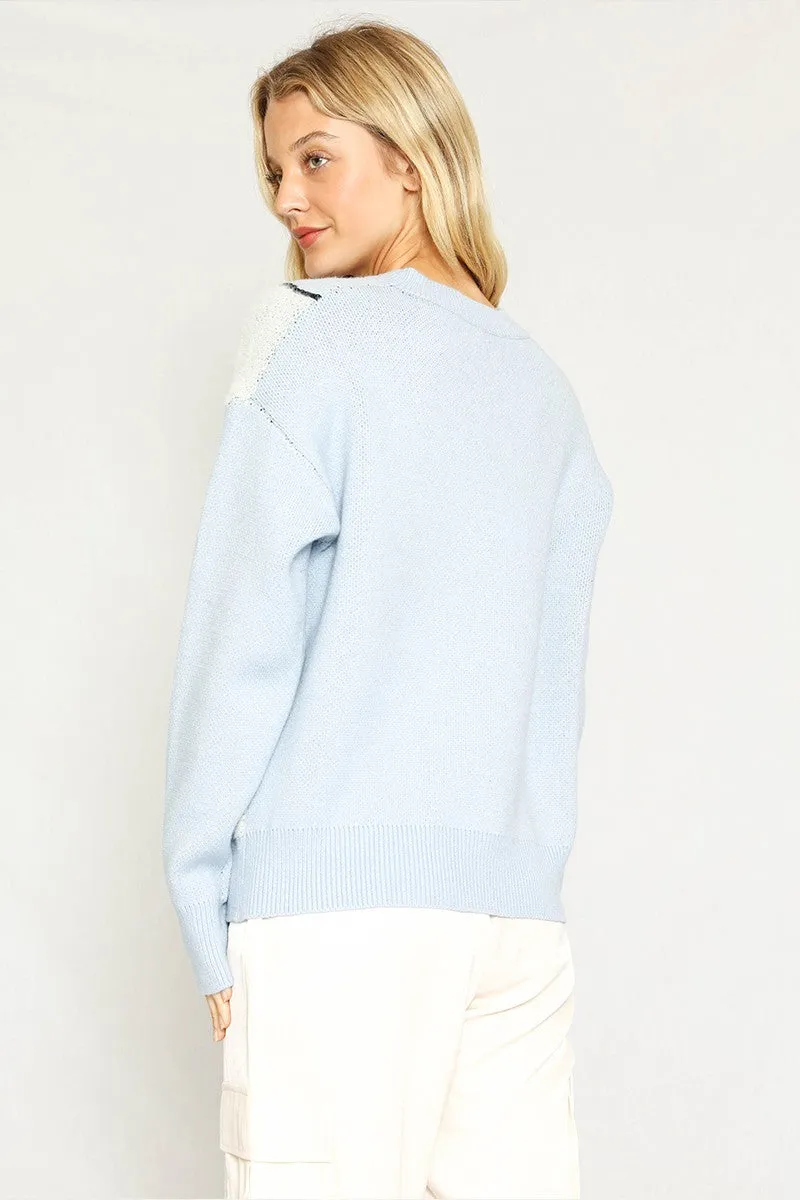 Swan Knit Sweater