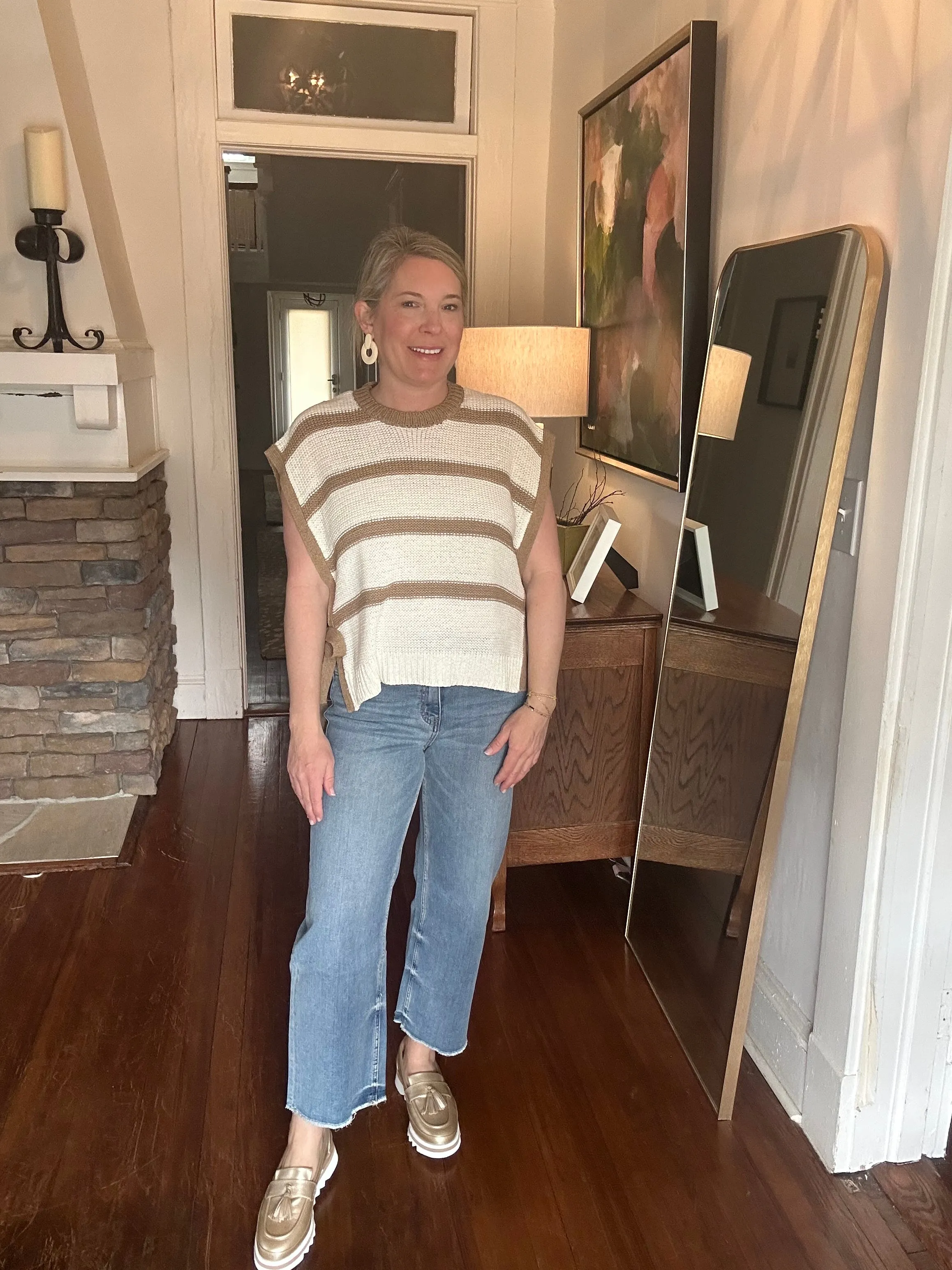 Sweater Vest with side ties