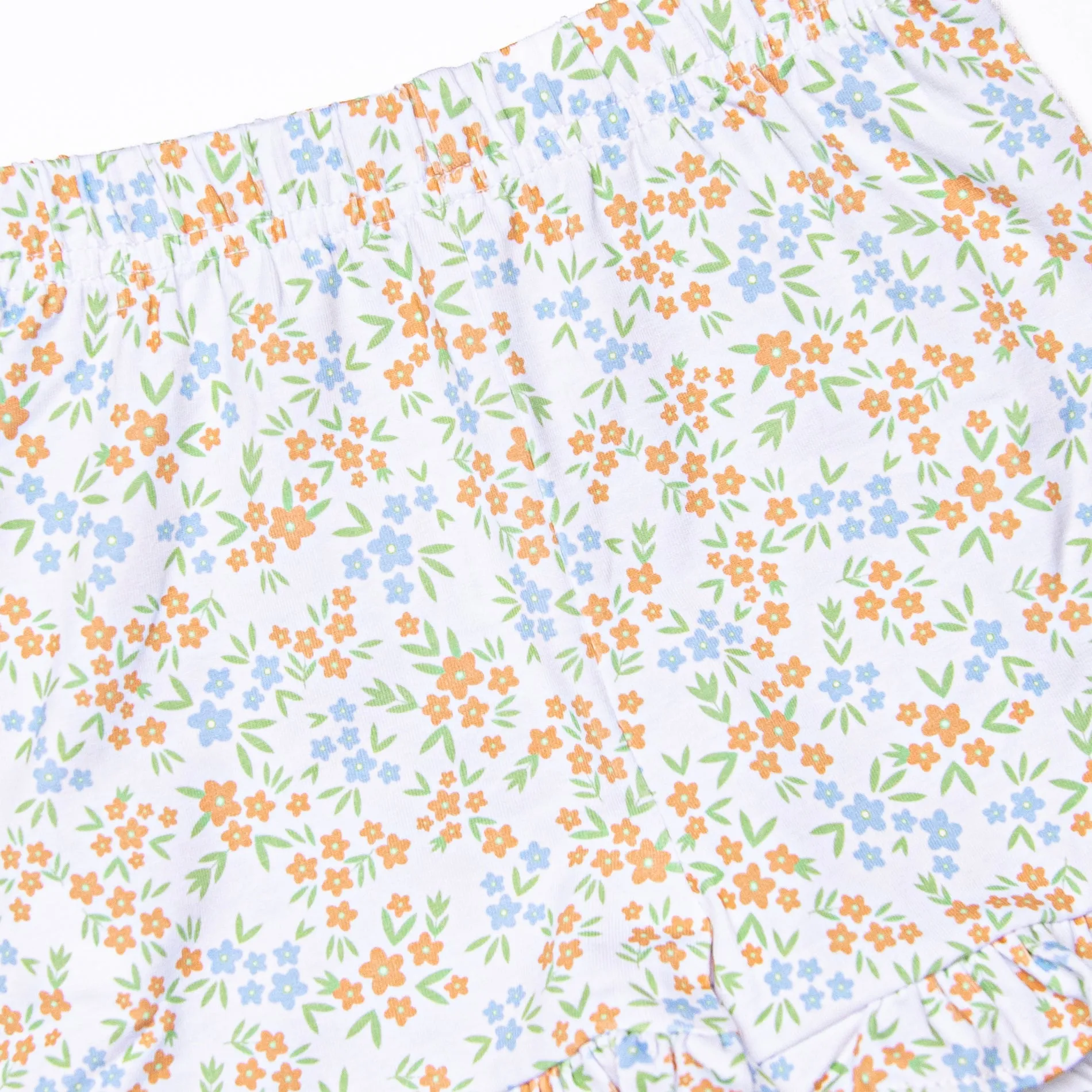 Tangerines in Tulum Applique Short Set, Orange