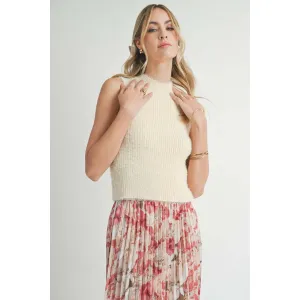 TANNA FUZZY SWEATER TANK