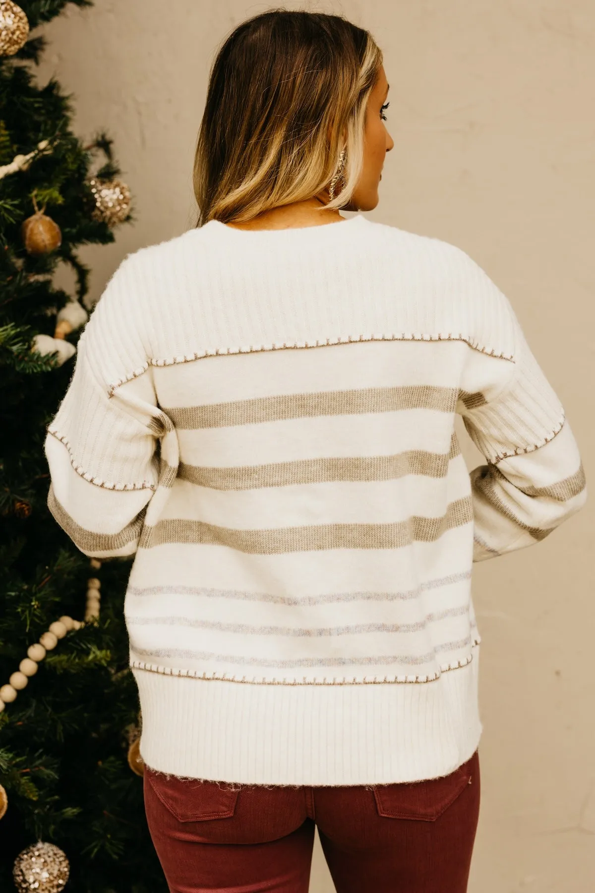 The Aryanna Stitch Detail Sweater