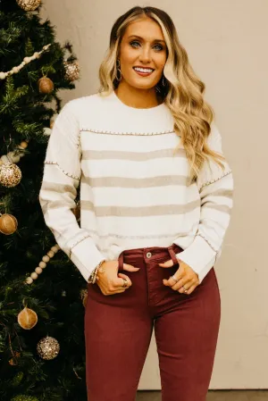 The Aryanna Stitch Detail Sweater