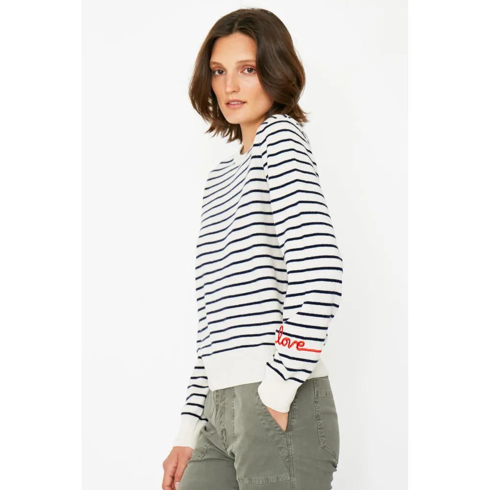 The Betty Love - Cream/Navy