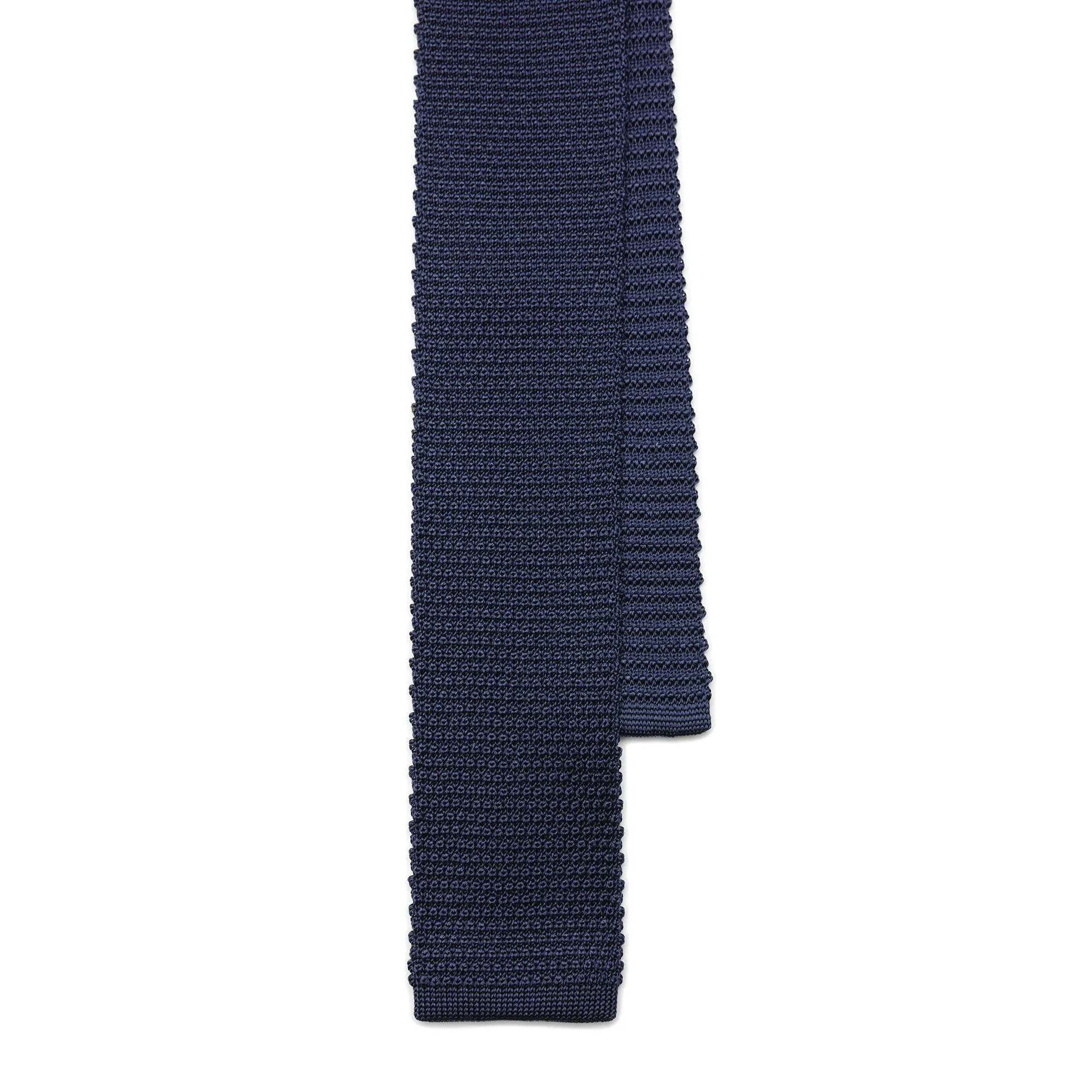Ties - Navy Silk Knit