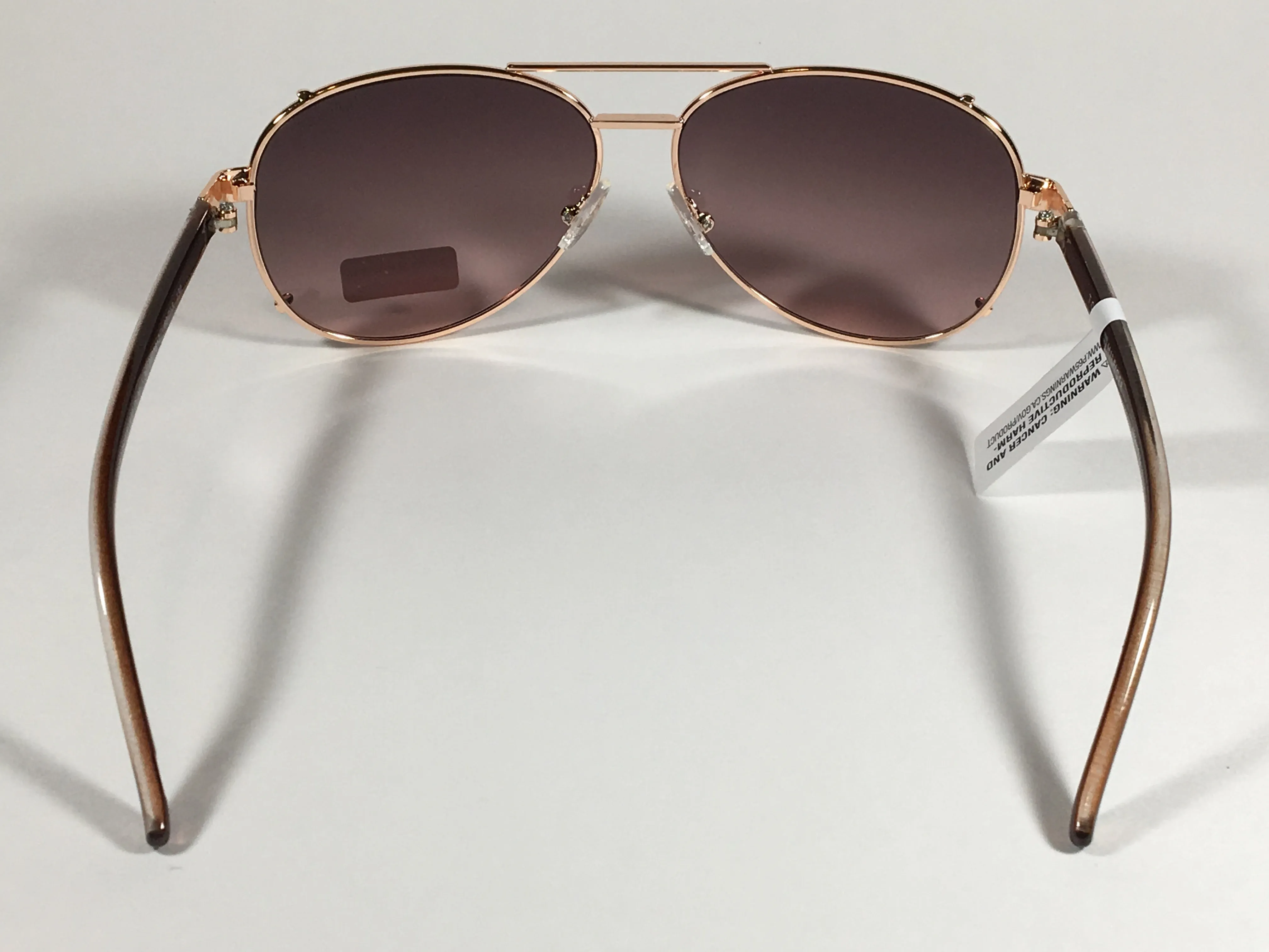 Tommy Hilfiger Bradshaw Aviator Sunglasses Rose Gold And Brown Frame Brown Gradient Lens BRADSHAW WM OL06