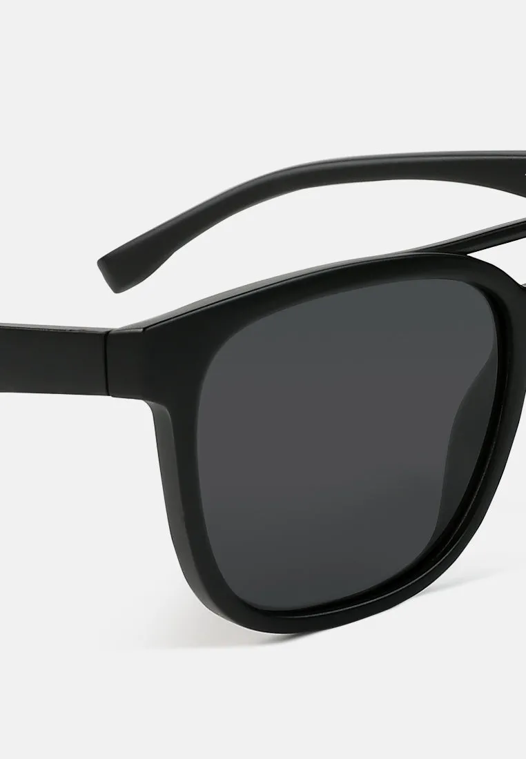 Top Bar Wayfarer Sunglasses By RUW