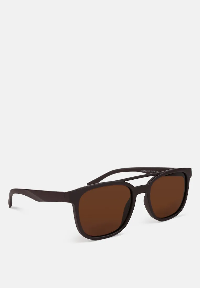 Top Bar Wayfarer Sunglasses By RUW