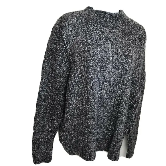 Topshop Black Multicolored Chunk Sweater