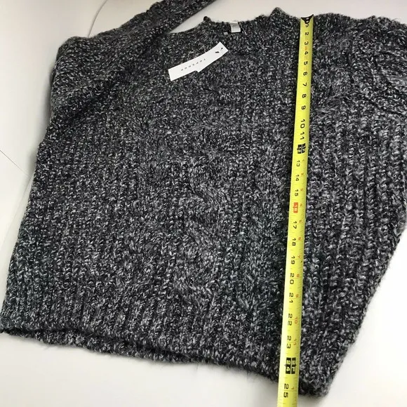 Topshop Grey Knit Long Sleeve Sweater