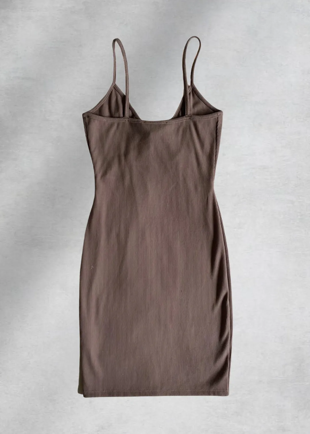 Tova Triangle Mini Dress - Taupe