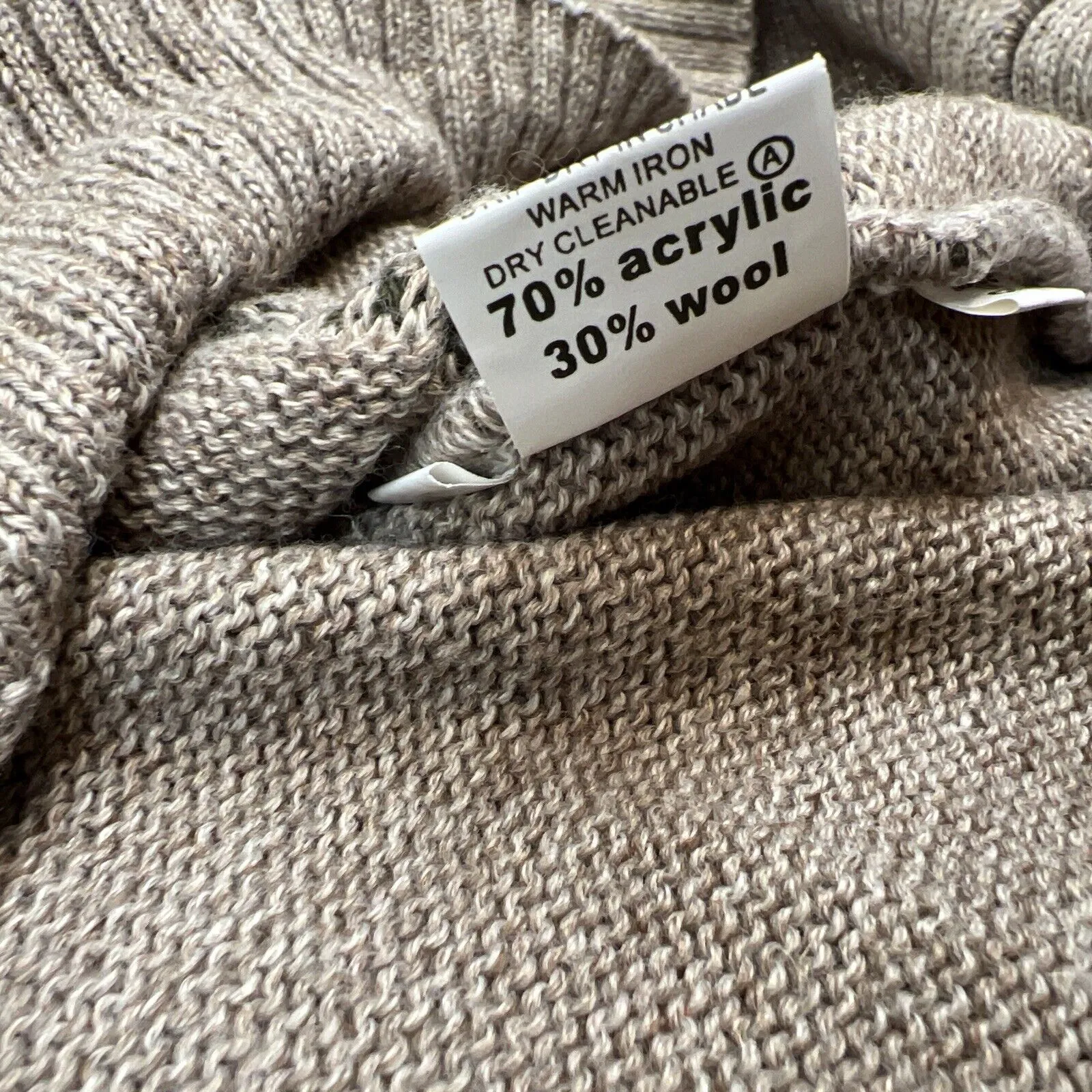 Tradewinds by Ansett Mens Brown Knitted Pullover Jumper Size 2XL