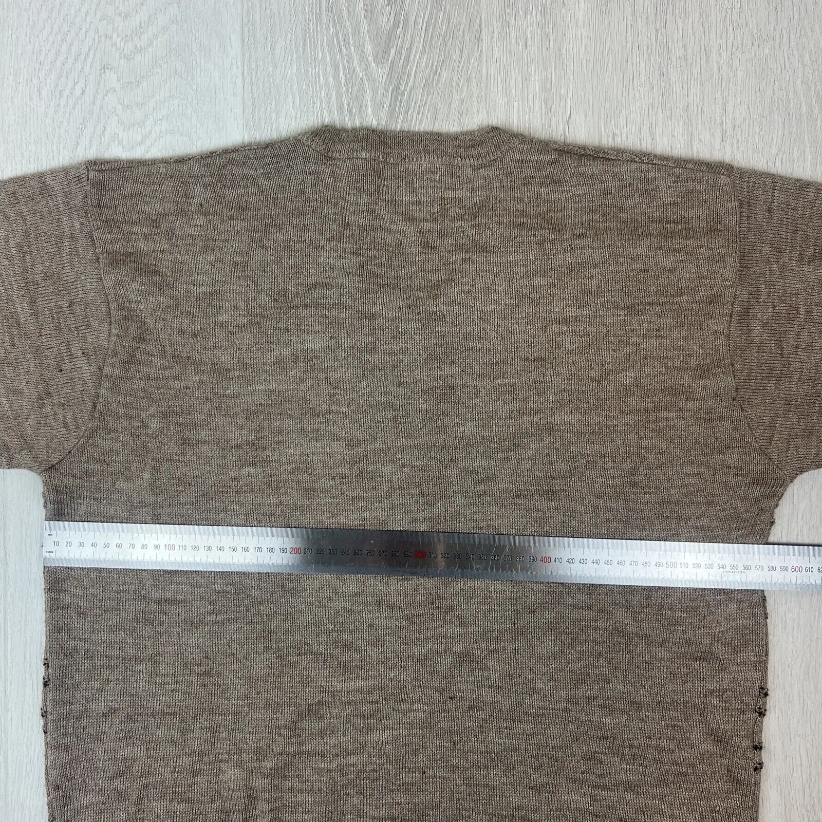 Tradewinds by Ansett Mens Brown Knitted Pullover Jumper Size 2XL