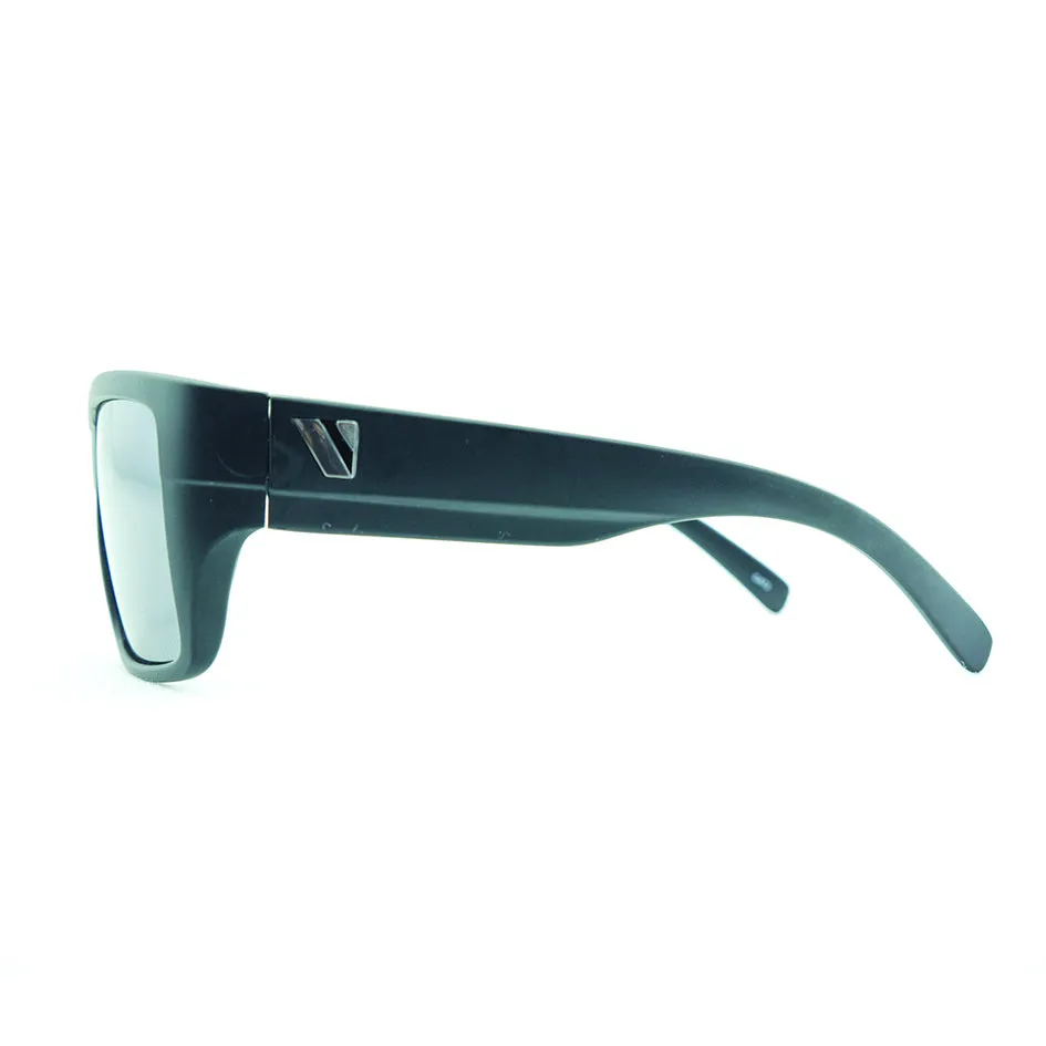 Transfer Polarised Sunglasses - Matt Black/Smoke Flash Mirror