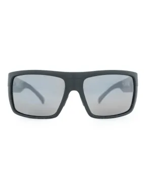 Transfer Polarised Sunglasses - Matt Black/Smoke Flash Mirror