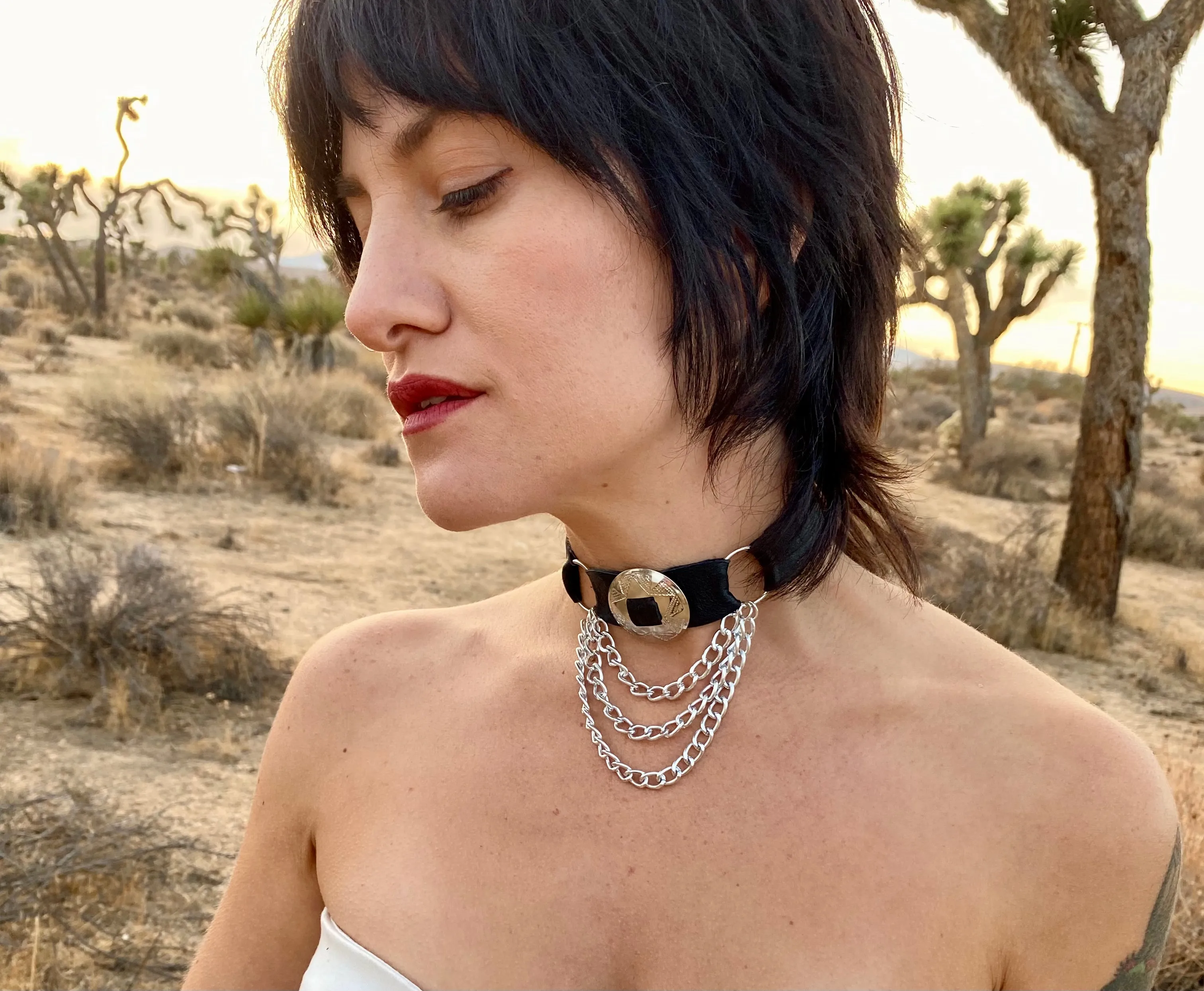 Triple Chain Choker