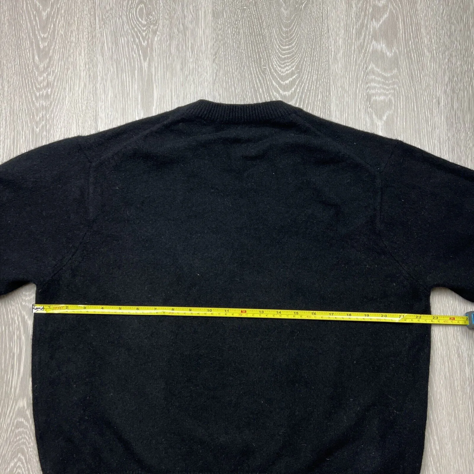 Uniqlo Womens Black 100% Wool Jumper Size XL