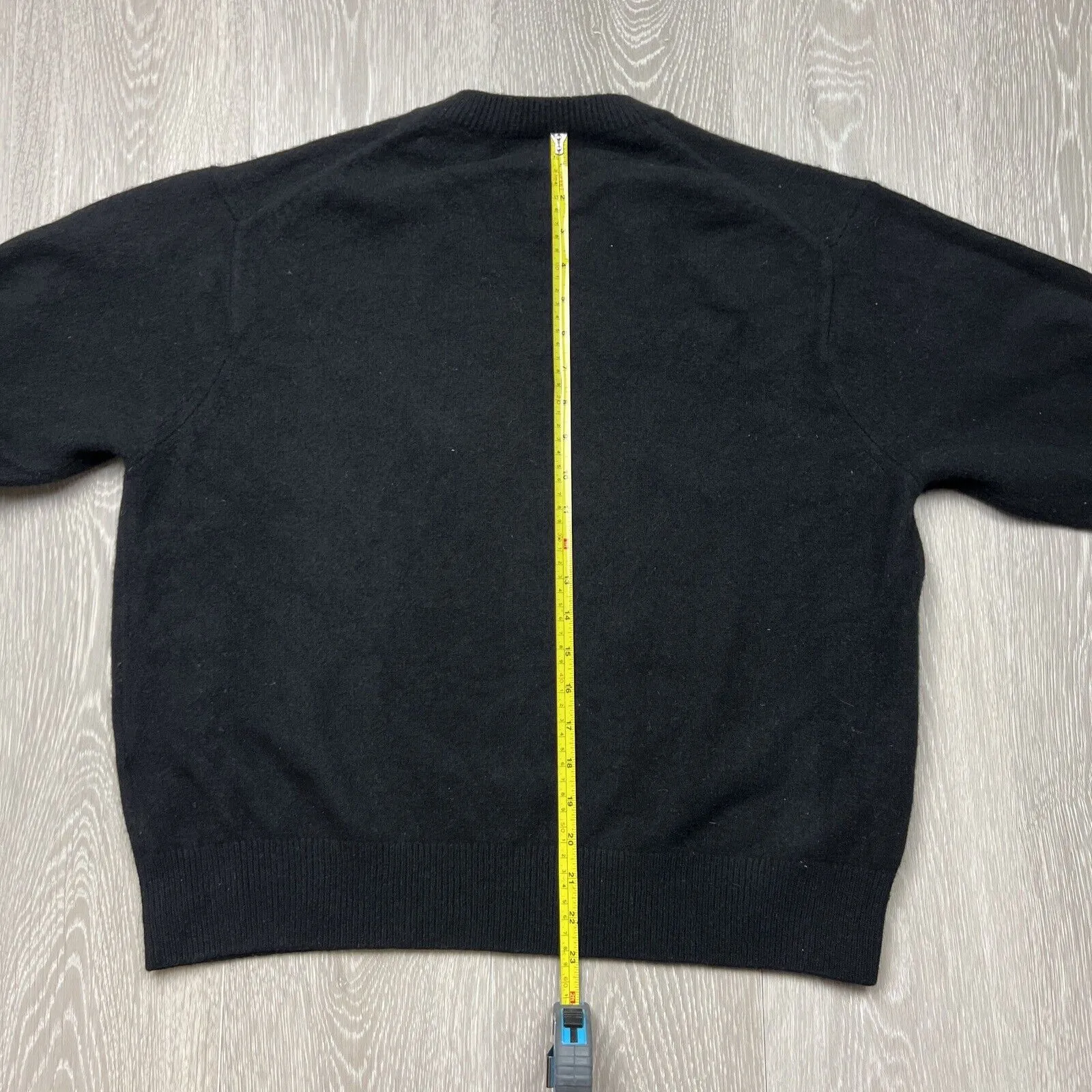 Uniqlo Womens Black 100% Wool Jumper Size XL