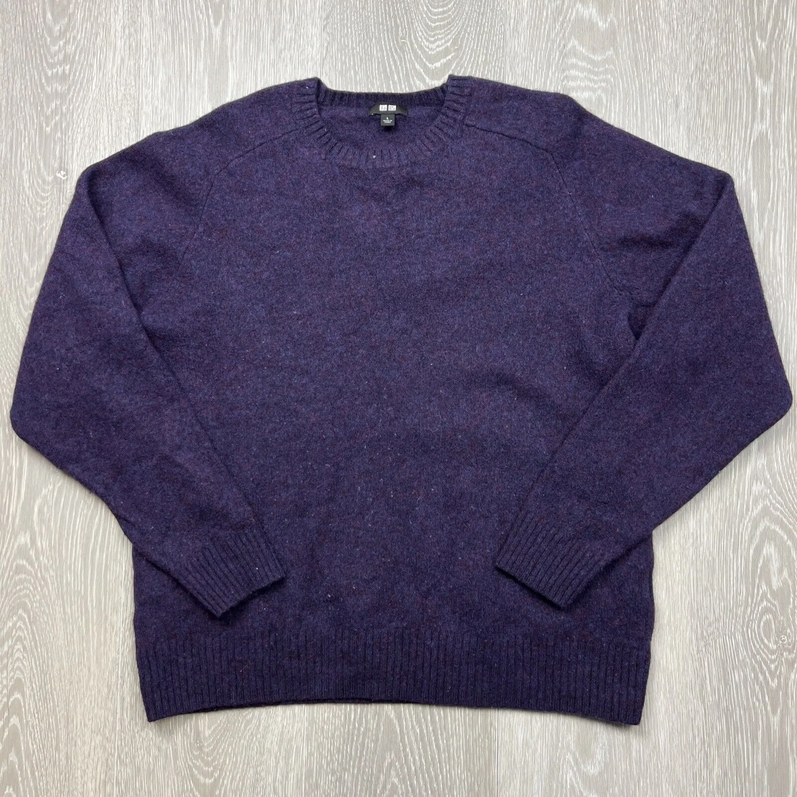 Uniqlo Womens Wool Purple Sweater Size Large