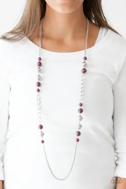 Uptown Talker Purple Necklace Paparazzi