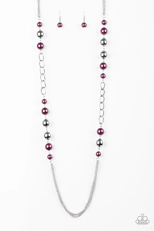 Uptown Talker Purple Necklace Paparazzi