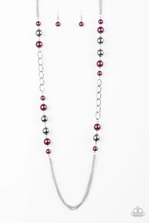 Uptown Talker Purple Necklace Paparazzi