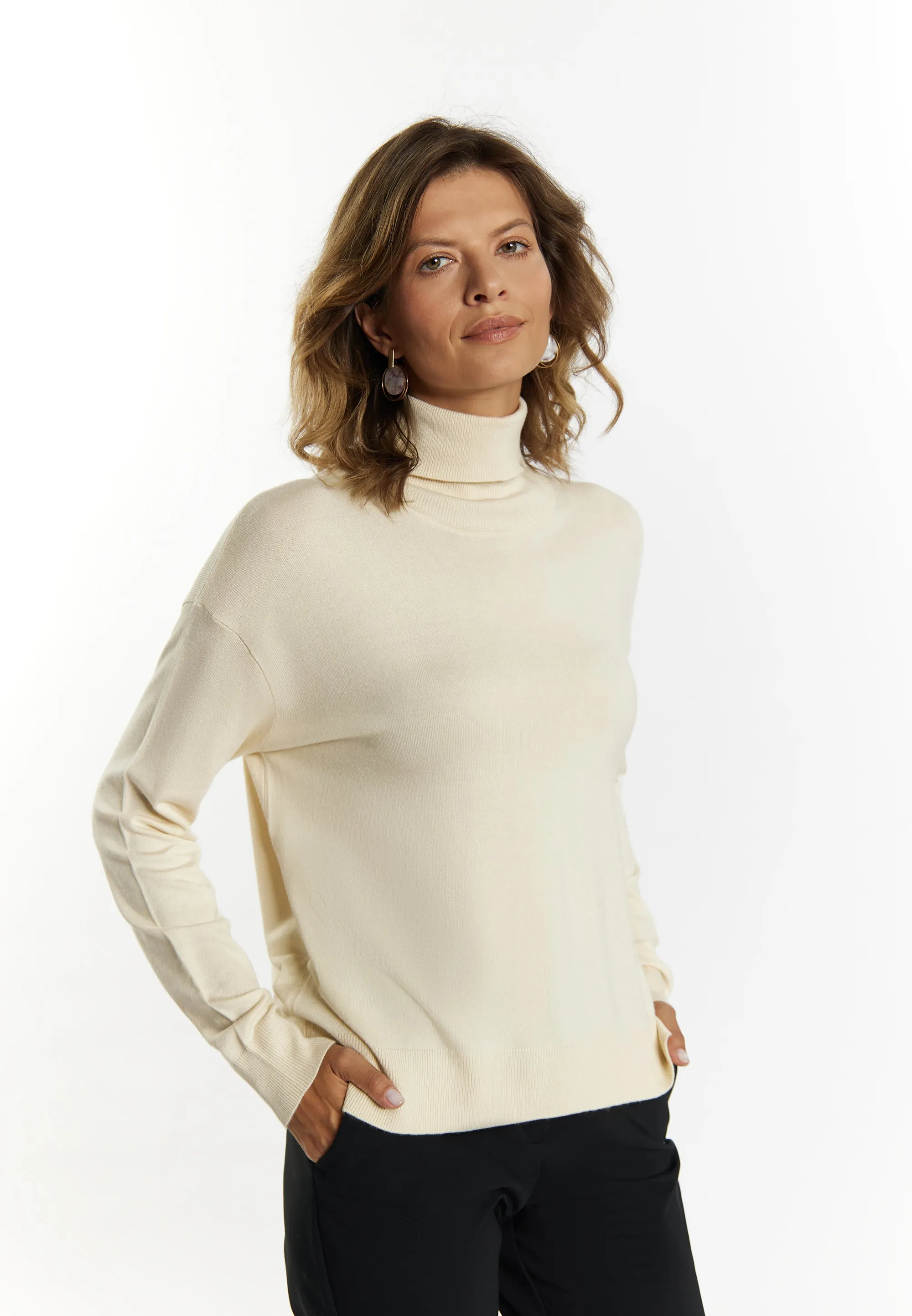 usha BLACK LABEL Women's Knitted Sweater