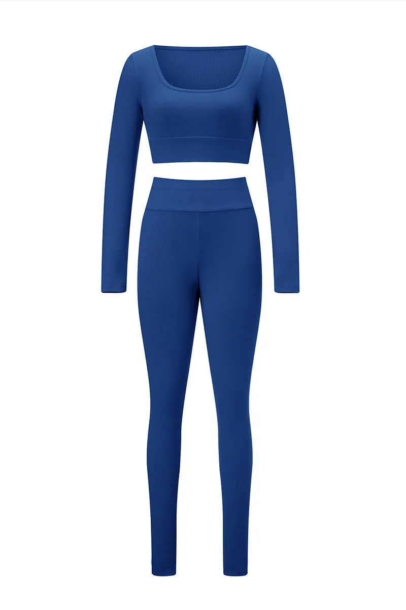 UT3133 Crop Shirt and Tights Workout Set