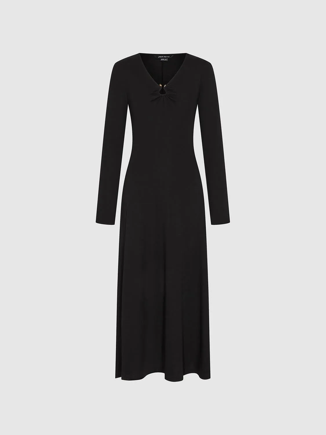 V-Neck A-Line Dresses