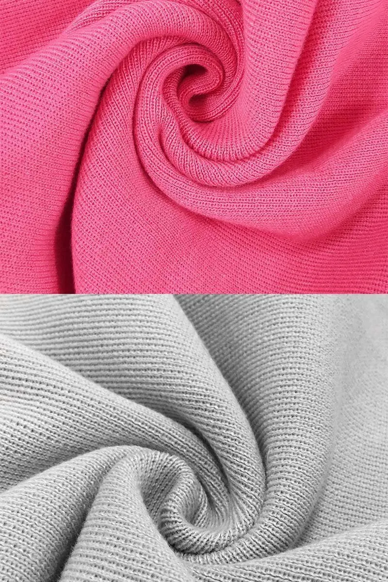 V Neck Backless Sweater Midi Dress(5 Colors)